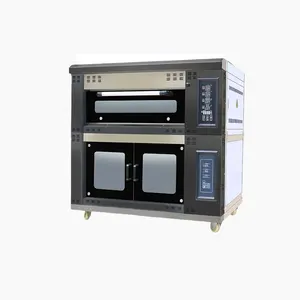 Professional Commercial Customized Combined Cooking Oven Equipment Electric 2 Trays Deck Oven With 8 Trays Proofer