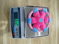 Jouet pour chien en coton et corde en forme de fleur, durable, interactif, pour le nettoyage des dents, utilisation quotidienne en intérieur et en extérieur