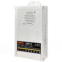 Alimentation électrique AC-DC étanche 400W 12V 24V pour éclairage publicitaire extérieur, boîtes lumineuses, signalisation