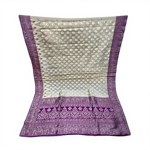 Sari Tradicional de Viscosa Shringar para Fiestas de Verano e Invierno, Absorbente de Humedad, Sin Arrugas - Product Image 1