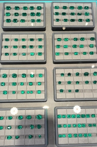 Prix de gros Émeraudes de Colombie et de Zambie cultivées en laboratoire, pierres précieuses en vrac, émeraudes synthétiques de 1 à 4 mm - Product Image 6