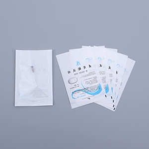 Pochette d'emballage en papier et plastique stérile médical avec fermeture autocollante pour <span class=keywords><strong>seringue</strong></span>, kit d'infusion et petits instruments médicaux - Product Image 5