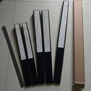 พัดไม้ไผ่คุณภาพสูง ขนาด 90 ซม. 100 ซม. ลายดอกไม้ สำหรับตกแต่งงานแต่งงาน งานปาร์ตี้ สไตล์พัดมือ - Product Image 4