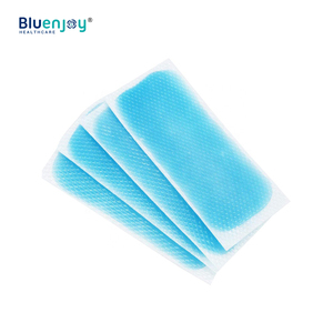 Bluenjoy làm mát sốt vá cho bé, làm mát trán Dải làm mát miếng gel cho bé trẻ em người lớn trán sốt mát miếng đệm - Product Image 1