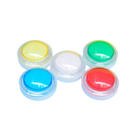 Bouton de console de jeu 60mm bord transparent rond à réinitialisation automatique avec lumière Micro-interrupteur Arcade Claw Machine Response Button