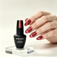 Vernis à ongles gel magnétique Mixcoco Red Cat Eye, effet œil de chat rouge brillant, à retirer par trempage, compatible UV/LED, pour grossistes et DIY, 15 ml