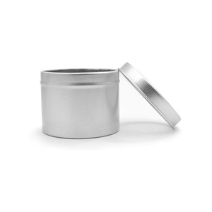 120g sinh thái thân thiện cấp thực phẩm Mỹ phẩm Chậu container mỹ phẩm rỗng rõ ràng cửa sổ 4oz Bạc nhôm thiếc <span class=keywords><strong>Jar</strong></span> với nắp - Product Image 3