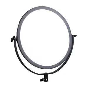 FB 70W 3200-5600K Round Shape Panel Video Recording LED Soft Fill LightためPhotography Live Lighting Photo Studio Camera Lights