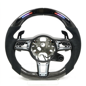 Volante LED de Fibra de Carbono Real Directo de Fábrica TDD, Compatible con Porsche 992 Cayenne, Totalmente Personalizable - Product Image 1