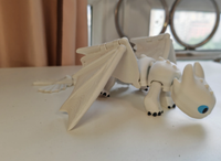 Modèle de dragon articulé réaliste imprimé en 3D, matériau PLA, personnalisable, commandes en gros acceptées, jouet articulé imprimé en 3D