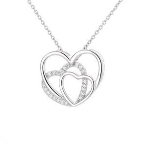 <span class=keywords><strong>Ciondolo</strong></span> collana con ali d'angelo in argento Sterling 925, catena a clavicola per inviare regalo di compleanno - Product Image 3