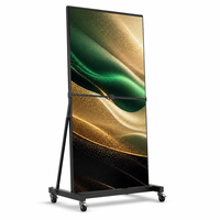 Afficheur LED pliable P1.86 pour salle d'exposition de voitures de luxe, cadre fin, contraste élevé, 4K HDR10, garantie de 2 ans, 1200 cd, écran de visualisation 170°