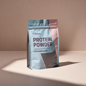 Créatine personnalisée pré-entraînement, poudre de créatine monohydratée, fermeture éclair debout, emballage en plastique de 1 kg (5 lb) pour complément protéiné - Product Image 2