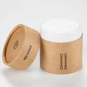 Bastoncillo de bambú de papel, bastoncillo de algodón con diferentes tamaños