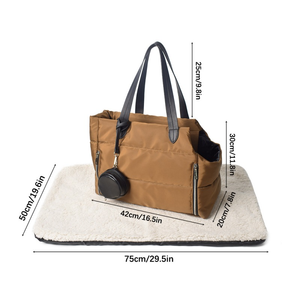 Bolsa de transporte personalizada <span class=keywords><strong>para</strong></span> mascotas, bolsa de asiento de viaje <span class=keywords><strong>para</strong></span> <span class=keywords><strong>perros</strong></span> y gatos, cesta de transporte <span class=keywords><strong>para</strong></span> cachorros, bolsa <span class=keywords><strong>para</strong></span> exteriores, bolso de compras cómodo <span class=keywords><strong>para</strong></span> mascotas - Product Image 2
