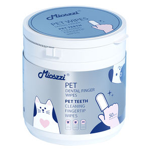 Toallitas limpiadoras suaves no tejidas hipoalergénicas personalizadas OEM/ODM para mascotas, 2 años de vida útil, seguras para limpieza de dientes de ojos y oídos, venta al por mayor - Product Image 3