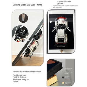 Phòng khách thể thao đua xe Khung ảnh trang trí tường khối xây dựng 40 mảnh ABS nhựa 1:8 quy mô tự làm đồ chơi phòng ngủ unisex 14 - Product Image 4