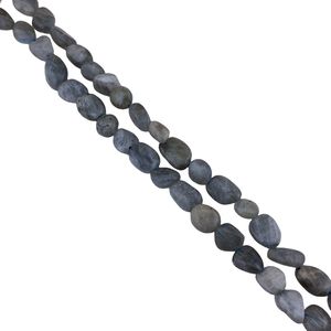 Hochwertige unregelmäßige und raues lockeres Perlenstrang natürliche Labradorit-Edelsteinperlen 8-12 mm - Product Image 5