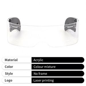 Lunettes LED Lumineuses Créatives en Acrylique Transparent – Dispositif Lumineux pour Fêtes - Product Image 4