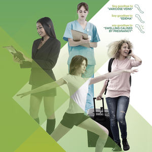 Calcetines de Compresión de Bambú Personalizados para Mujeres Embarazadas, 15-20 mmHg, hasta la Rodilla, con Amortiguación Pesada, Novedad 2026 - Product Image 4