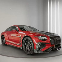 Pour Bentley Continental GT Nouveau 2026 Kit Carrosserie Personnalisé Style M en Fibre de Carbone Lame Avant Diffuseur Arrière Jupes Latérales Clips Aérodynamiques