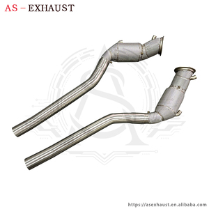 Système d'échappement sport à haut débit avec catalyseur et soupape, avec bouclier thermique pour Ferrari Purosangue FUV <span class=keywords><strong>V12</strong></span> 6.5L 2022+ - Product Image 2