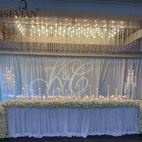 Chemin de table à pointes d'hortensia rose et blanche, décoration de mariage, fausse soie, couleur Beige, livraison gratuite