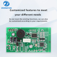 Módulo Lector RFID Inteligente ZHONGYAN 14443A 13.56MHz M1 con Interfaz UART RS232 DC 5V/12V 3-5cm Baud 9600-115200 Control de Acceso