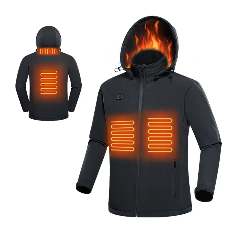heated hoodie coat heated jacket for men electric jacket men