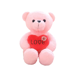 Orsacchiotto di <span class=keywords><strong>Peluche</strong></span> con <span class=keywords><strong>Cuore</strong></span> Ricamato, Giocattolo Morbido per San Valentino, Regalo in Bulk - Product Image 3