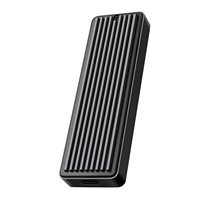Carcasa de Aluminio para HDD/SSD M.2 NVMe SATA de 20 Gbps con Interfaz USB 3.2 Tipo-C, Capacidad de 8 TB, Pantalla LCD Grande, Garantía de 12 Meses