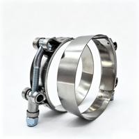 Collier de serrage en T robuste en acier inoxydable galvanisé, support de fixation pour tuyau hydraulique personnalisé, réglable pour l'automobile