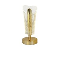 Petite lampe de table de style européen, base en résine sculptée, lampe de décoration intérieure pour salon, chambre à coucher, lampe de bureau moderne minimaliste