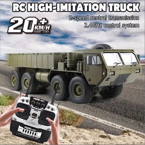 M977 HG Camión de Control Remoto de Metal a Escala 1/12, Simulación de Camión <span class=keywords><strong>8X8</strong></span>, Auto <span class=keywords><strong>RC</strong></span> de Escalada HG P801 - Product Image 2