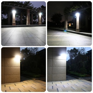 Lampe solaire murale de jardin en forme de queue de baleine, étanche IP65, LED 5W, détection de mouvement, lumière extérieure intelligente - Product Image 6