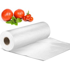 Rouleau de sacs en plastique pour produits frais 12 x 16, sacs de conservation transparents de qualité alimentaire, 350 unités - Product Image 1