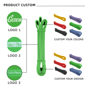 Bandes de Résistance en Caoutchouc Personnalisables GEDENG avec Logo – Bandes d'Exercice de Puissance pour Traction Assistée et Fitness - Product Image 4