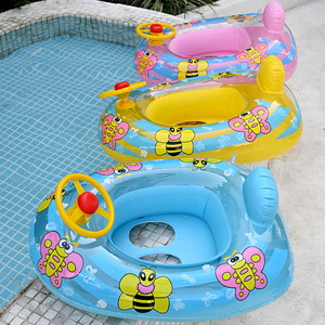 TANYOZHE <b>Inflatable</b> Swimming Ring 60x45cm Cartoon Bee Design For Children Pool <b>Float</b> - Product Image 3