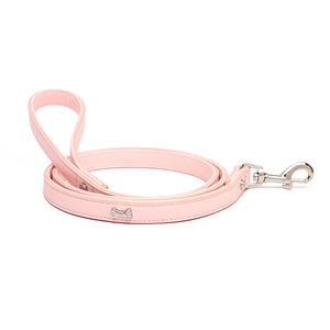 2024 עיצוב חדש עור כחול רצועה של כלב עם אבני חן עבור כלב מתכוונן רצועה עם צבע צהוב כסף ורוד כחול - Product Image 6