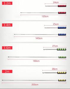 Bastón Telescópico Rectangular de Acero Inoxidable de 1.2m, 1.5m, 2m, Ajustable, Duradero, Ecológico, Portátil, Multiusos, para Guías Turísticos - Product Image 6