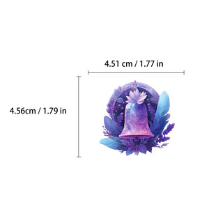 56 Pegatinas <span class=keywords><strong>de</strong></span> Vinilo con Diseño <span class=keywords><strong>de</strong></span> <span class=keywords><strong>Bruja</strong></span> Morada Oscura para Equipaje, Diarios y Portátiles, Manualidades - Product Image 4