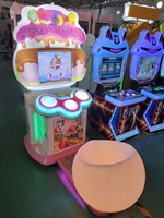 Machine de jeu d'arcade à pièces d'intérieur, machine de musique vidéo Drum King de luxe pour enfants à vendre