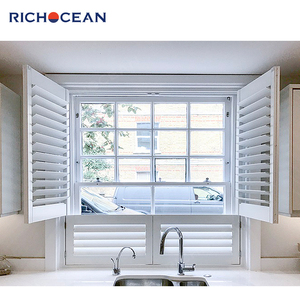 RICHOCEAN moderno impermeabile in lega di alluminio regolabile persiane finestre persiane feritoie finestra per il bagno - Product Image 4