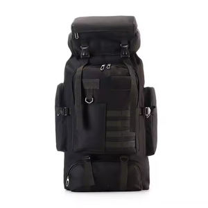 Nueva Tendencia, Mochila de Senderismo Táctica de Camuflaje Negra de 40 l, Expandible de 34 l a 64 l - Product Image 6