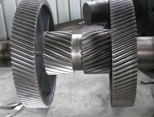 เฟืองก้างปลาแบบกำหนดเองเฟืองเกลียวคู่ขนาดใหญ่ที่มีมุมตรงข้าม - Product Image 6