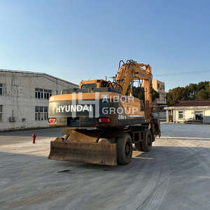Usato Hyundai 210w-9 ruote idraulico a buon mercato escavatore <span class=keywords><strong>210</strong></span> in Corea per la vendita di alta qualità escavatore a ruote - Product Image 5