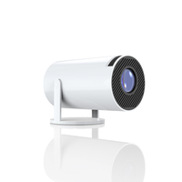 Mini Proyector de Cine en Casa HY300 con LED Integrado 480P Portátil para Teléfonos Móviles y Televisores Incluye Pantalla de Proyección