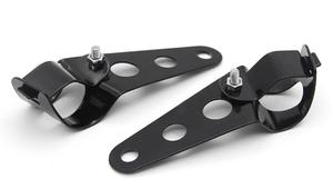 Soporte Universal para Faro de Motocicleta de 28mm-36mm, Soporte de Montaje de Aluminio para Horquilla de Motocicleta <span class=keywords><strong>Cafe</strong></span> <span class=keywords><strong>Racer</strong></span> y Scooter - Product Image 5