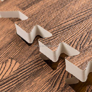 Vielseitig Einsetzbare EVA-Schaum-Puzzle-Bodenmatte - Holzmaserung Fitness-Übungsmatte - 60x60cm Ineinandergreifende Bodenfliesen - Product Image 2