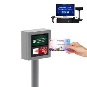 <span class=keywords><strong>SDK</strong></span> API 확인 티켓 7 인치 LCD 디스플레이 1D/2D 바코드 리더 체육관 십자형 회전식 문 피팅 클럽 - Product Image 5